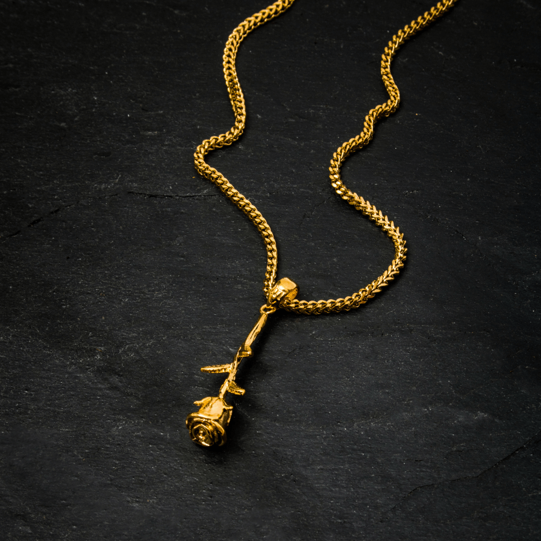 Rose Pendant - Gold - Marcozo