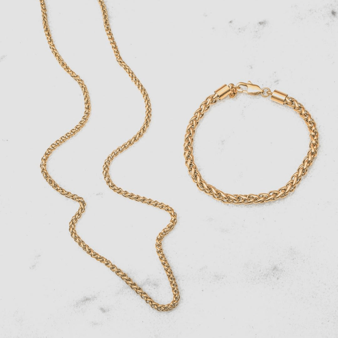 Wheat Bracelet - Gold - Marcozo