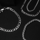 Wheat Bracelet - White Gold - Marcozo