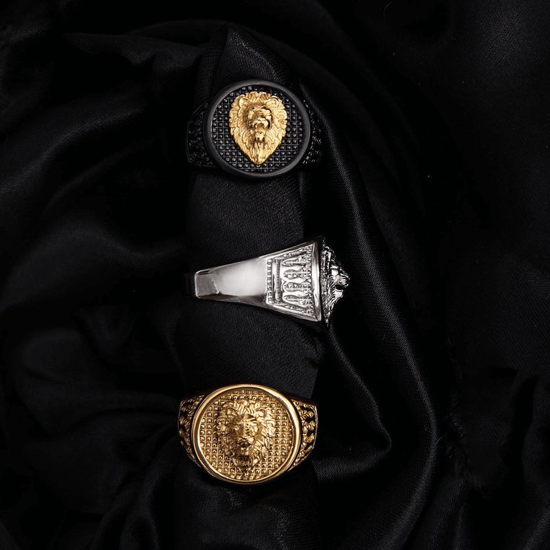 Lion Crown Ring - Gold - Marcozo