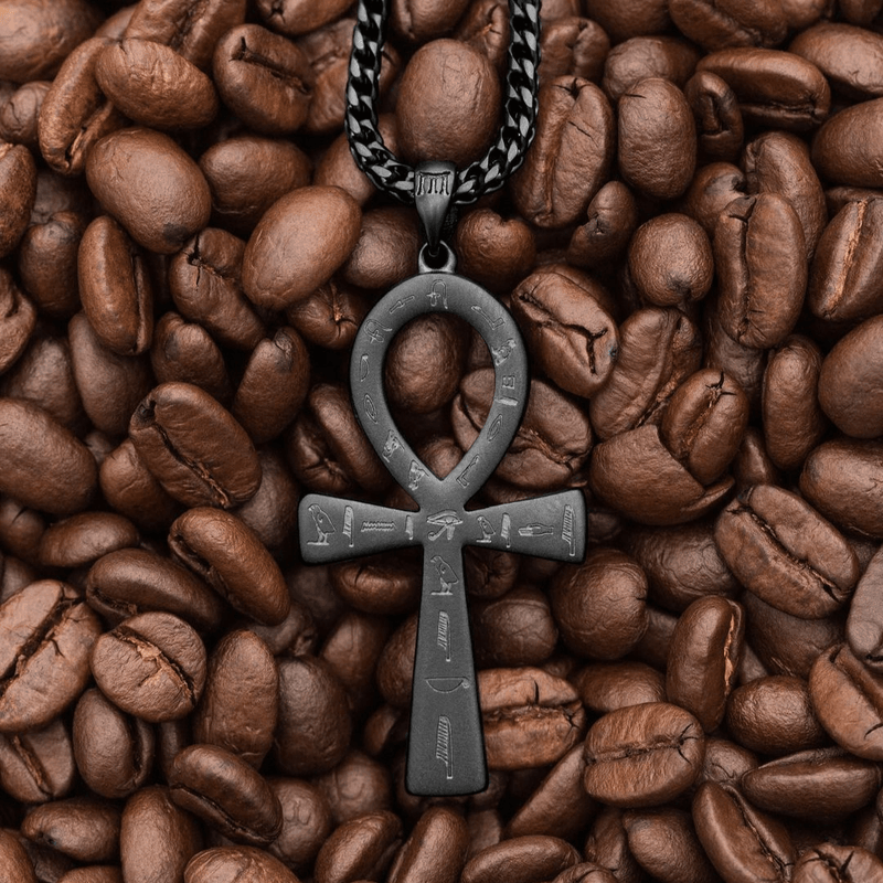 Ankh Pendant - Black