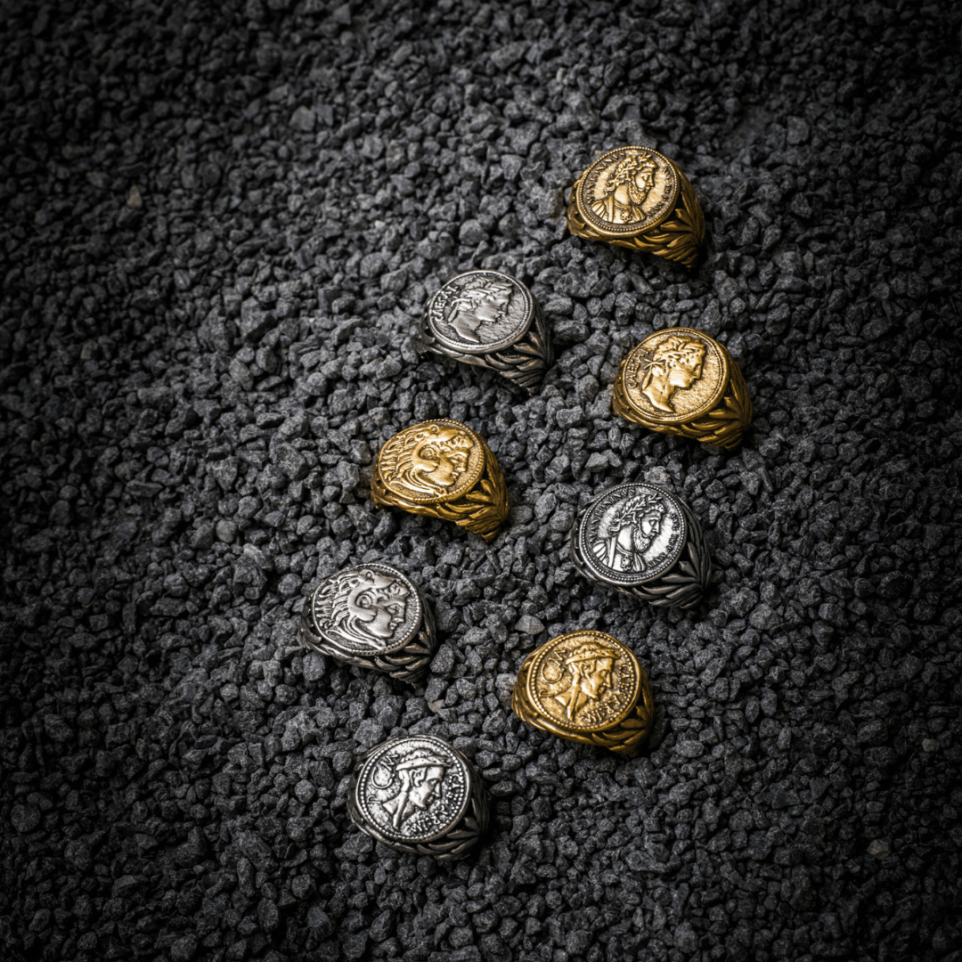Julius Caesar Ring - Ancient Gold - Marcozo