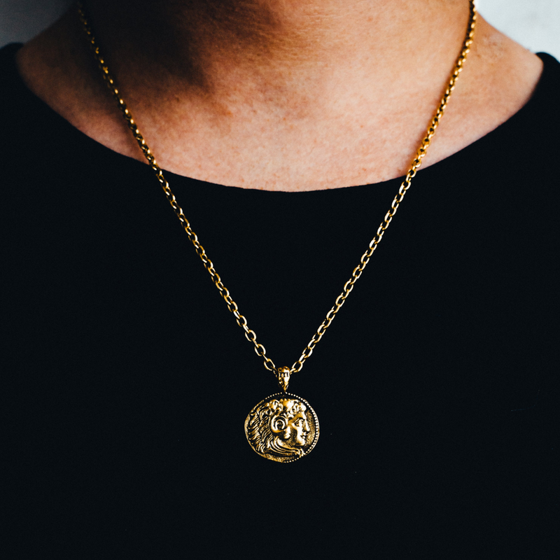 Alexander The Great Pendant - Ancient Gold