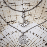 Anchor Pendant - White Gold - Marcozo