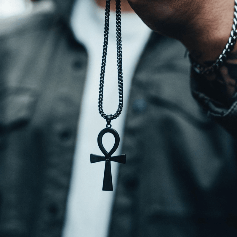 Black ankh hot sale pendant