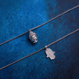 Buddha Pendant - White Gold - Marcozo