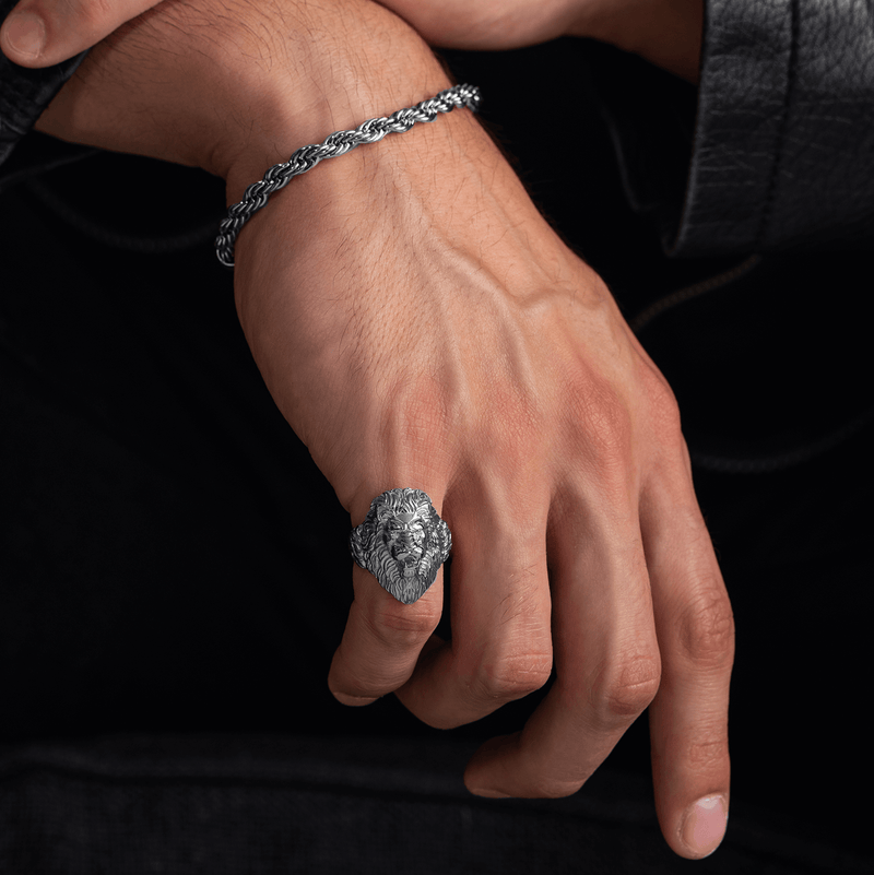 Lion Ring - White Gold - Marcozo