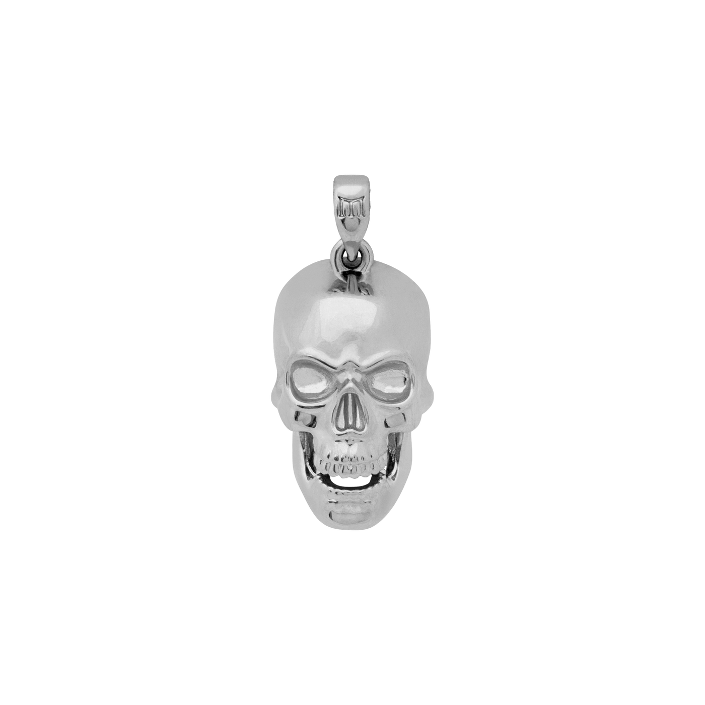 Skull Pendant White Gold Marcozo
