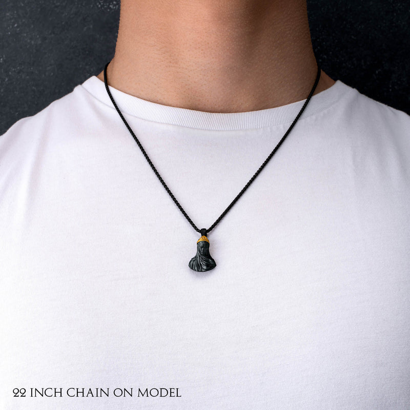 Veiled Lady Necklace - Black - Marcozo