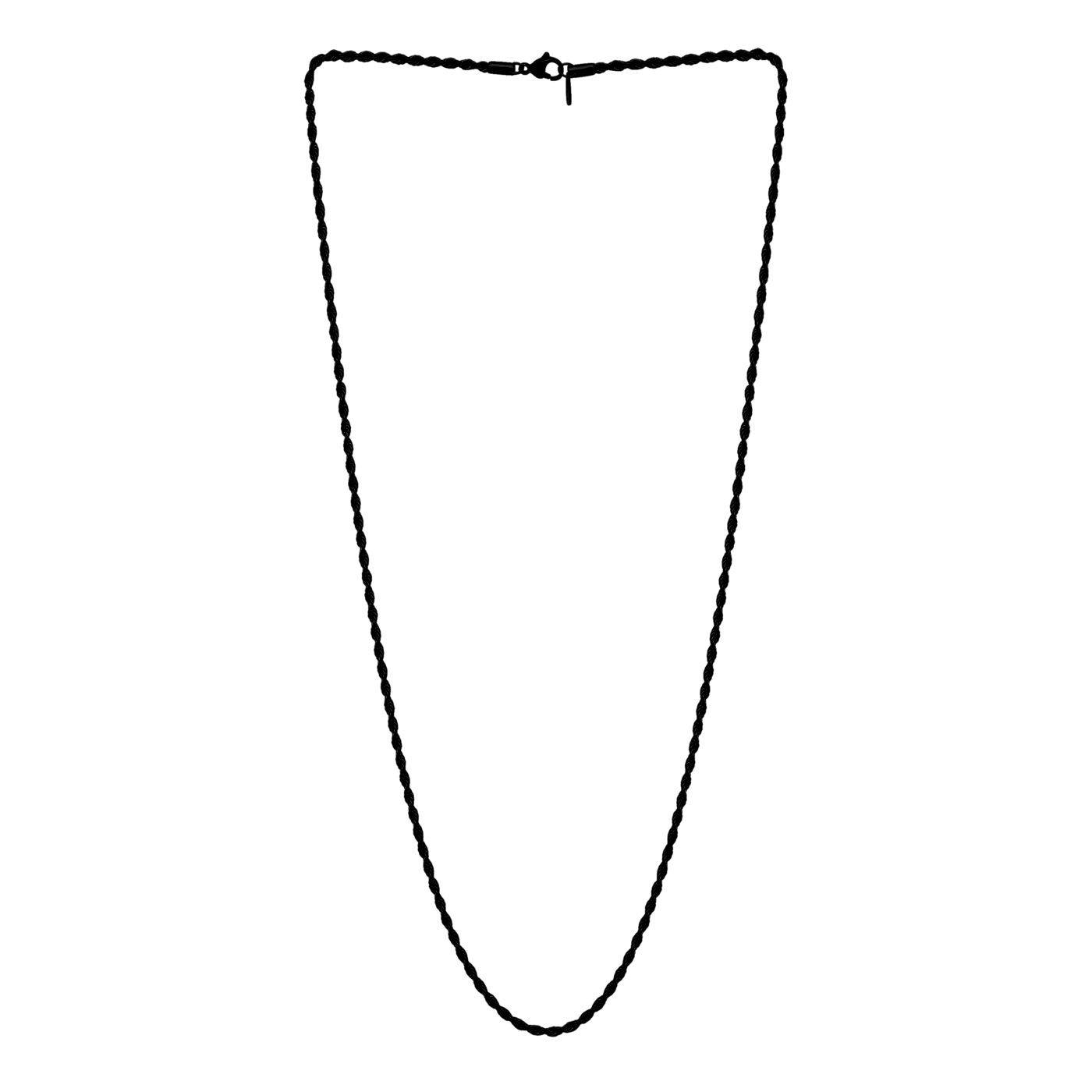 Thin black deals necklace string